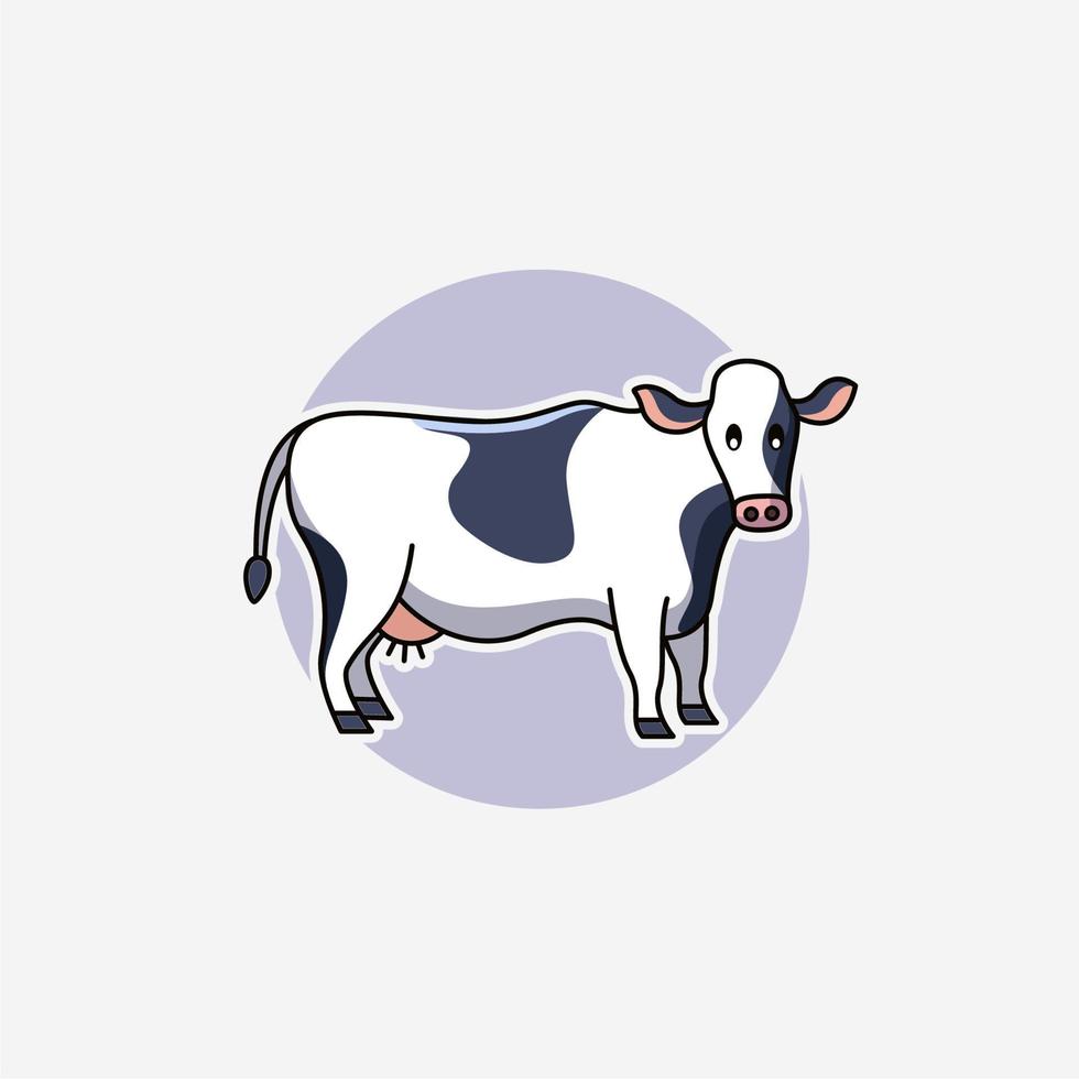 ilustração vetorial gráfico de uma vaca vetor