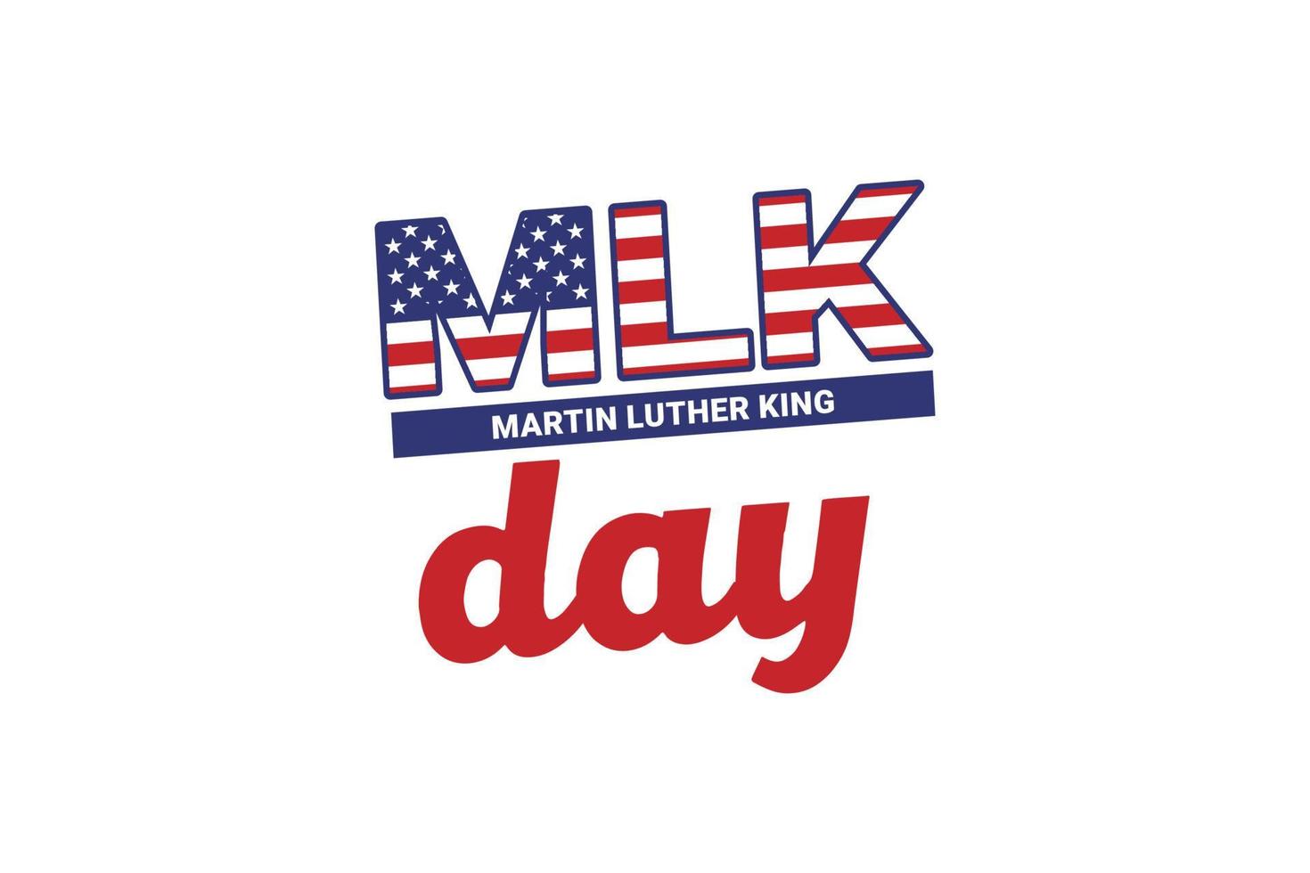 gráfico de ilustração vetorial do dia de martin luther king vetor