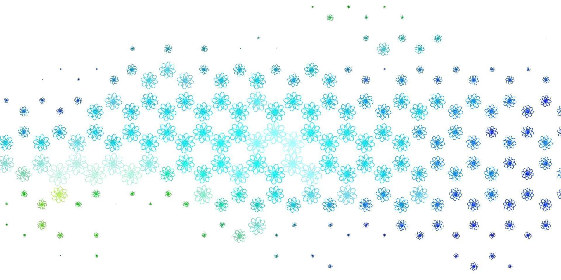 layout de vetor de azul claro e verde com arco circular.