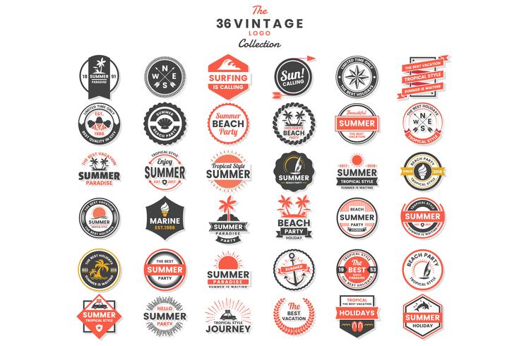 Vintage Retro Vector Logo para banner