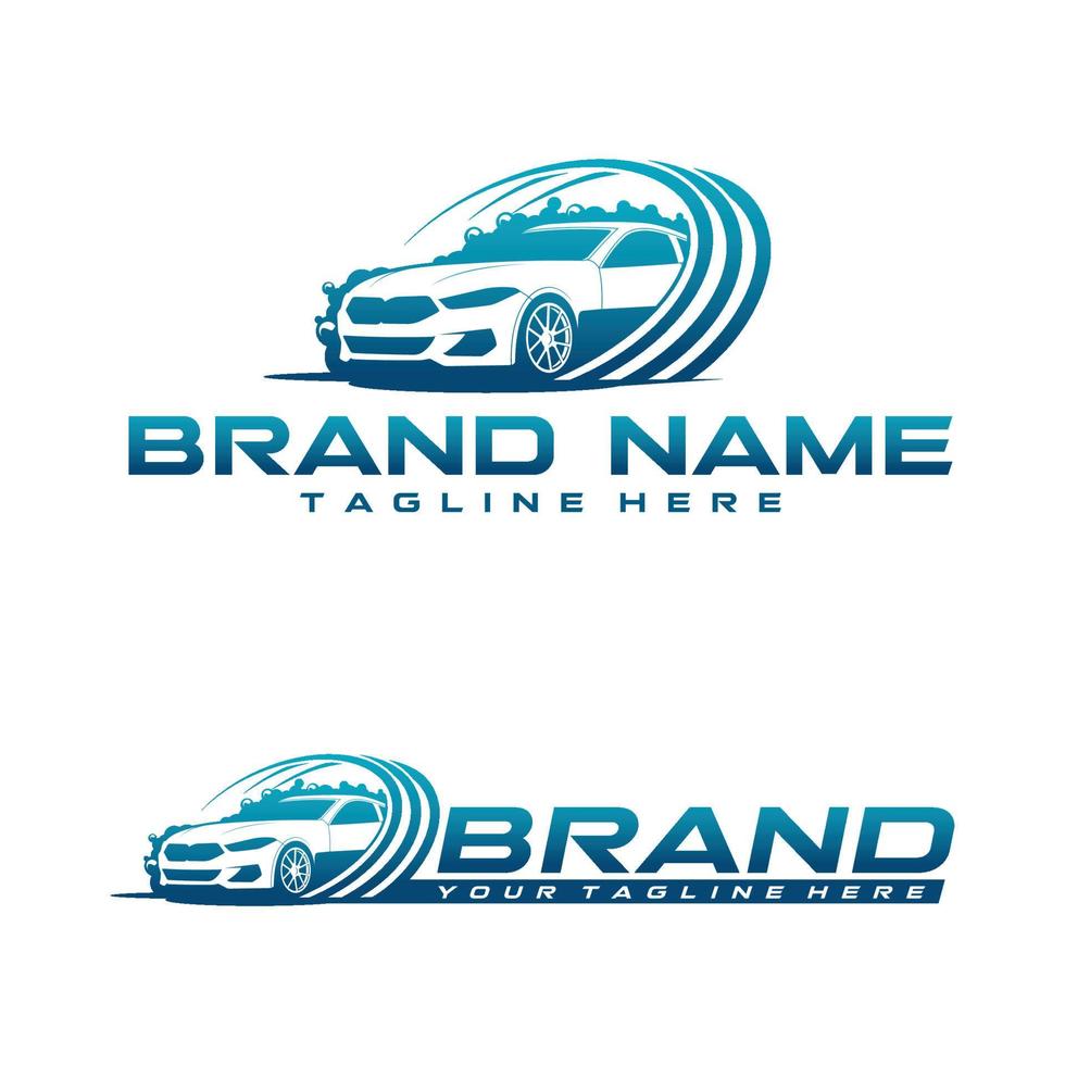 modelo de logotipo para lavagem de carros vetor