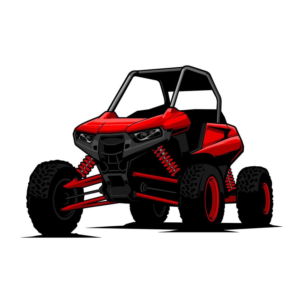 ilustração vetorial offroad vetor