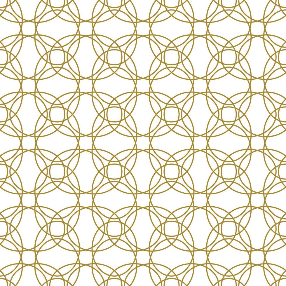 gráfico de vetor de material de padrão dourado ornamental sem costura de motivo de luxo