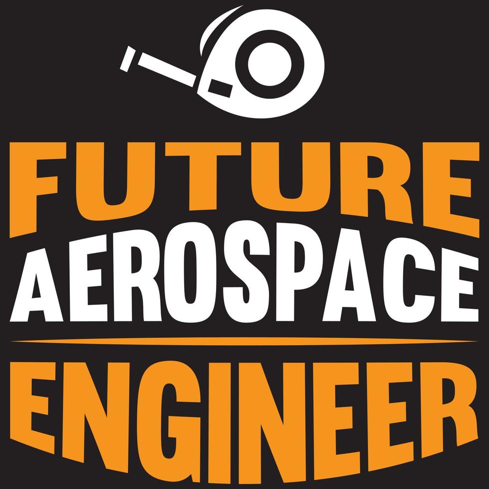 futuro engenheiro aeroespacial vetor