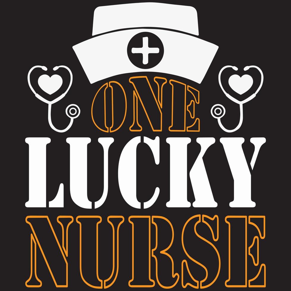 uma enfermeira de sorte vetor
