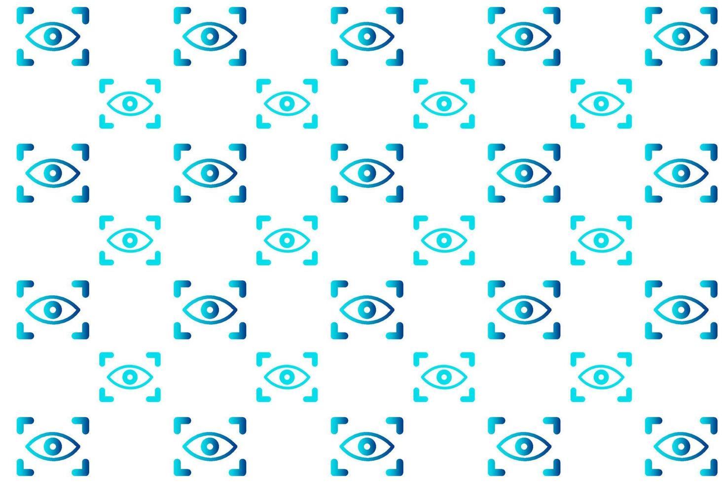 fundo de padrão de digitalização de olhos abstrato vetor