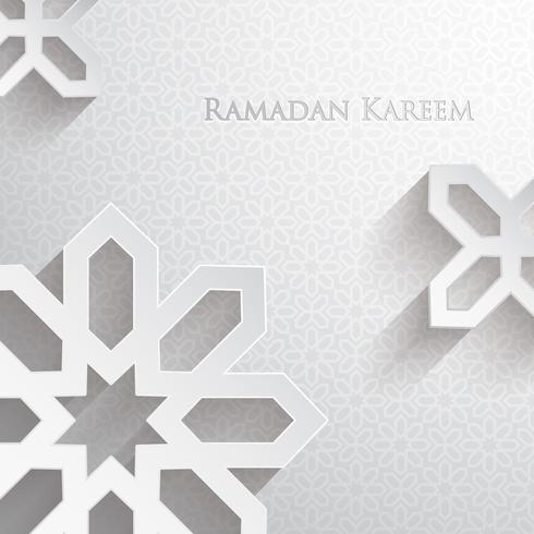 Saudações Ramadan vetor