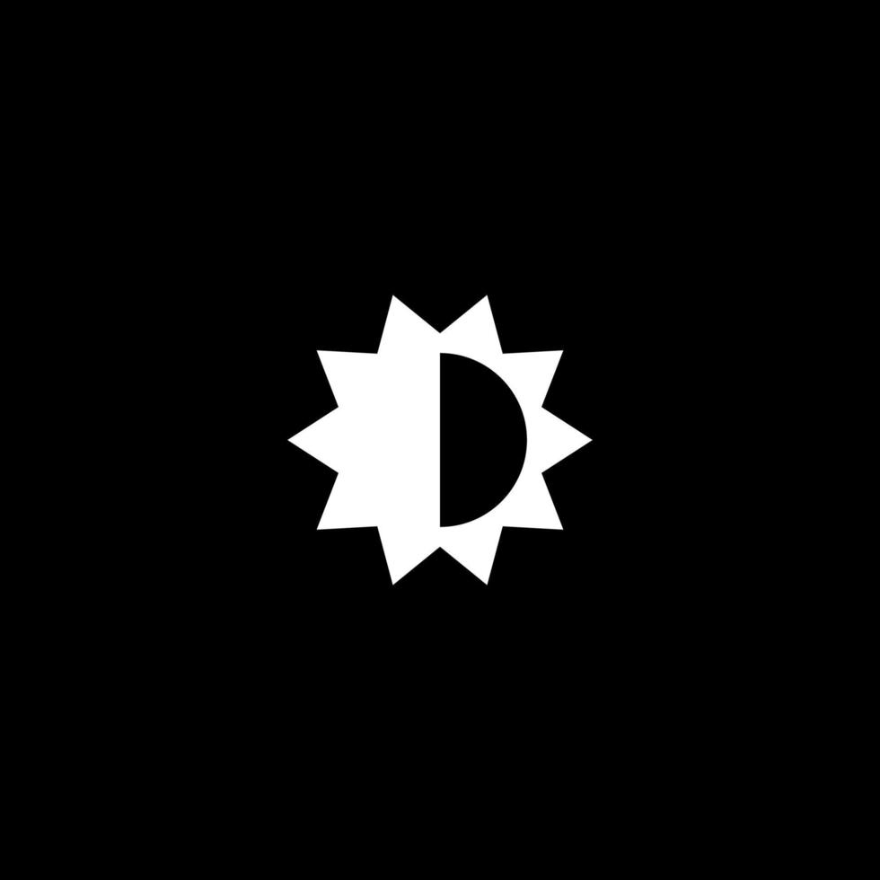 ícone de cor branca de configuração de brilho e contraste vetor