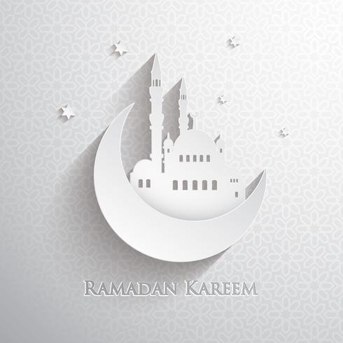 Saudações Ramadan vetor