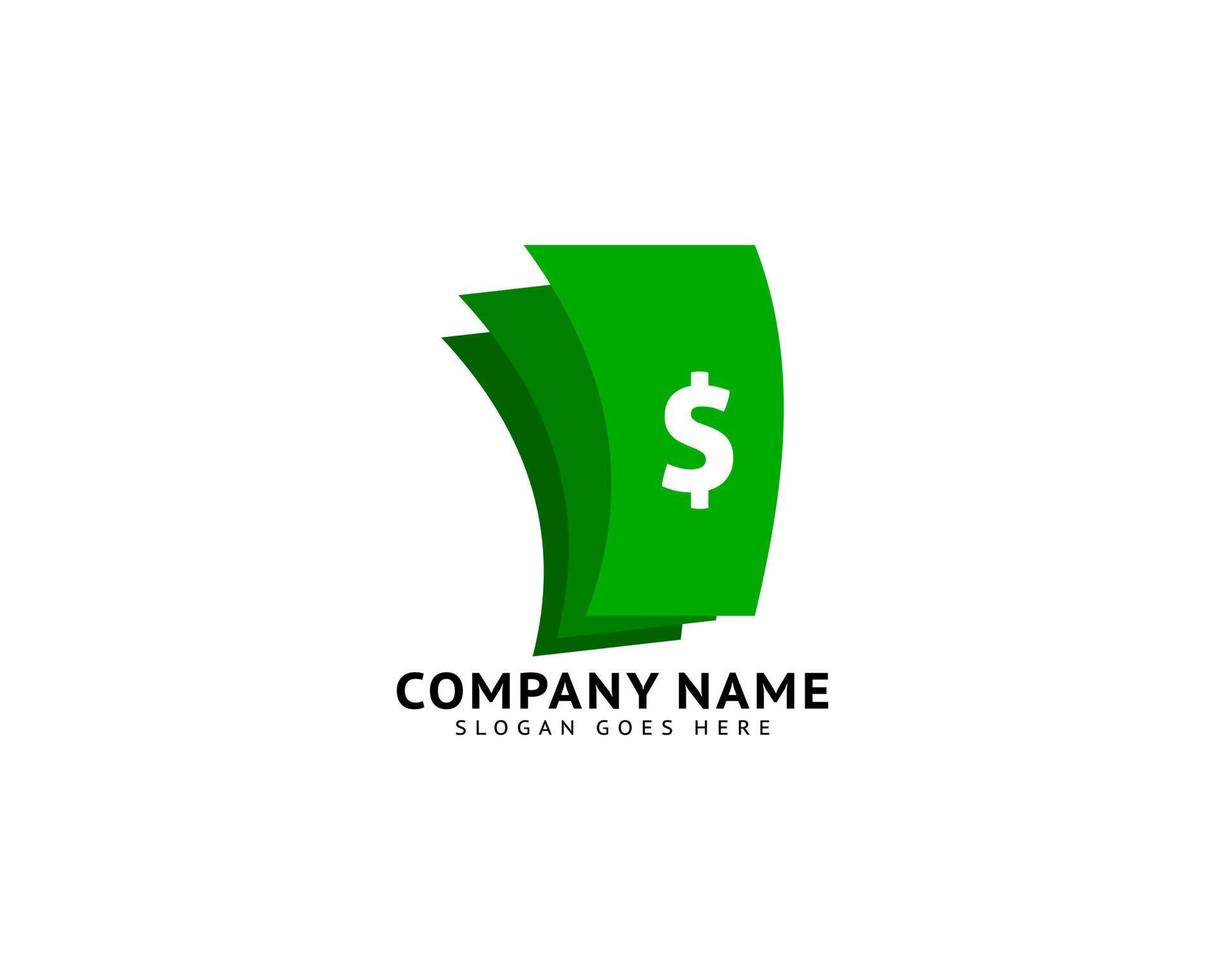 modelo de vetor de design de logotipo de dinheiro