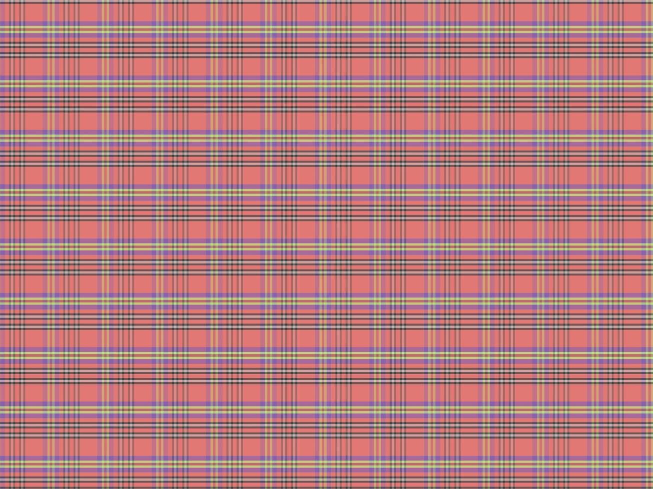 vetor de búfalo tartan e xadrez padrão, papel de parede de fundo de tecido