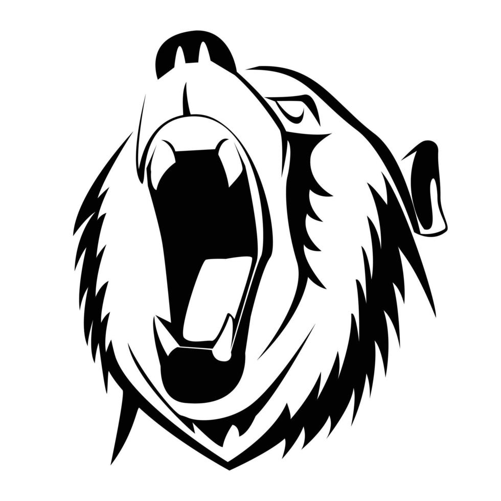 ilustração de design de urso vetor