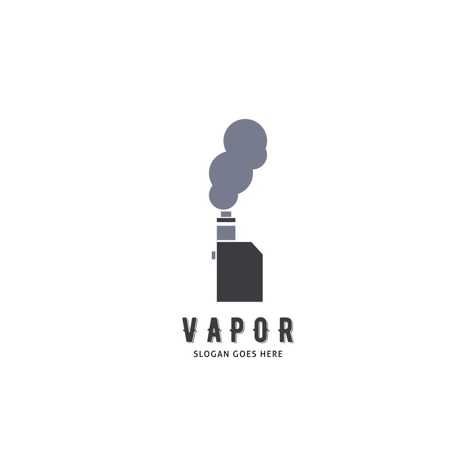 design de ilustração de modelo de logotipo de vetor de ícone de loja vape