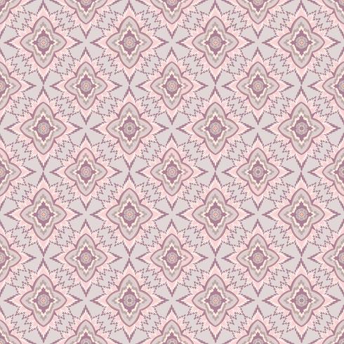 Seamless mosaic pattern Ornamento floral abstrato textura de tecido Oriental vetor