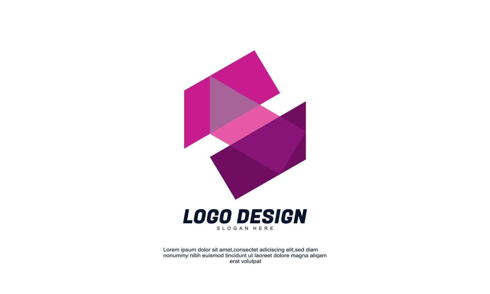 elementos de design de logotipo de design de ícone moderno criativo abstrato de estoque melhores para logotipos e identidade de construção da empresa vetor