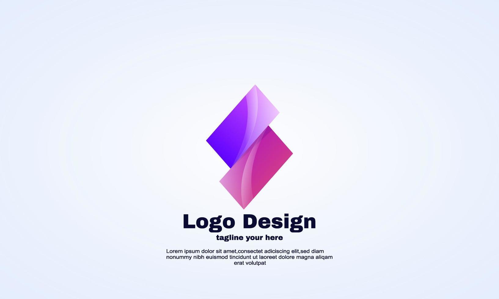 ilustração idéia s carta logotipo vetor resumo