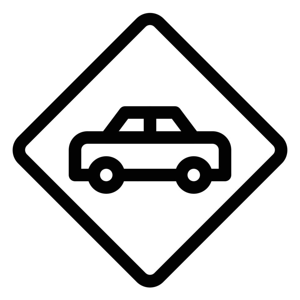 ícone de transporte preto e branco vetor