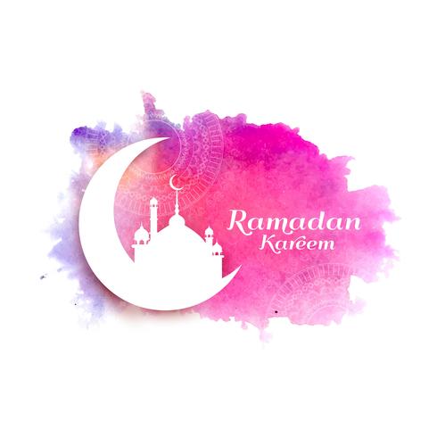 Resumo ramadan Kareem fundo islâmico vetor
