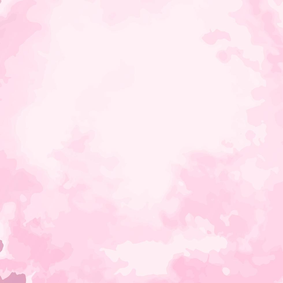 fundo aquarela rosa com manchas de gotejamento e manchas de borrões vetor
