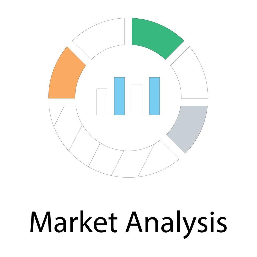 conceitos de analise de mercado vetor