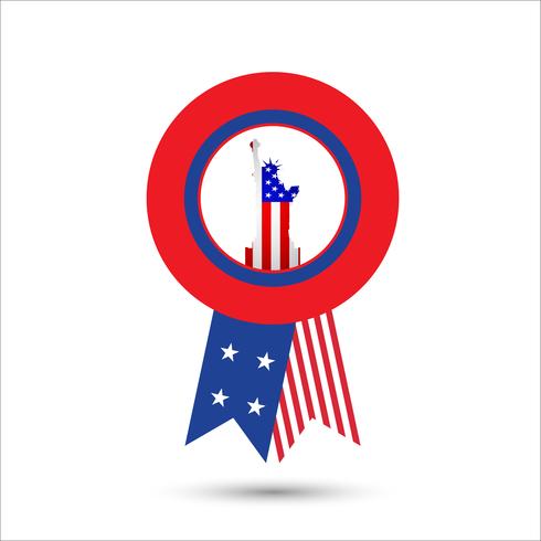 Banners americanos modelo vector design