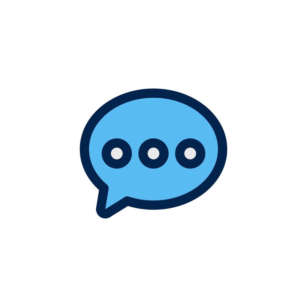 chat icon design vector symbol talk, bubble, comment, message