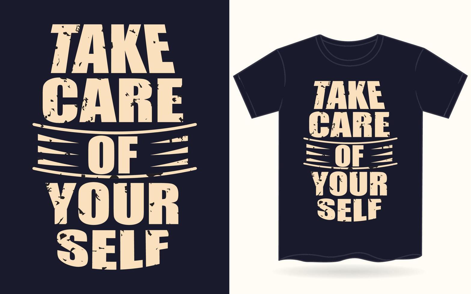 design de vestuário de camiseta na moda com tipografia motivacional vetor