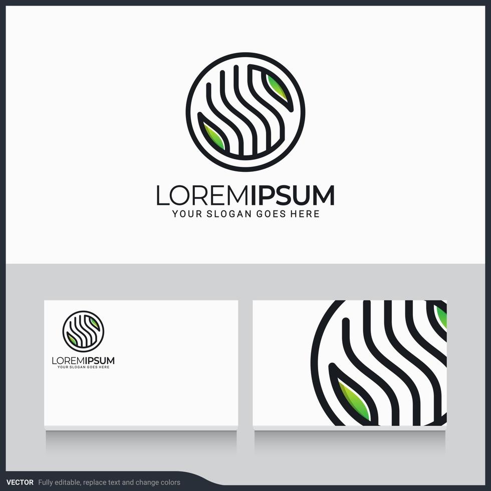 design de logotipo abstrato geométrico moderno. ilustração vetorial de símbolo editável vetor