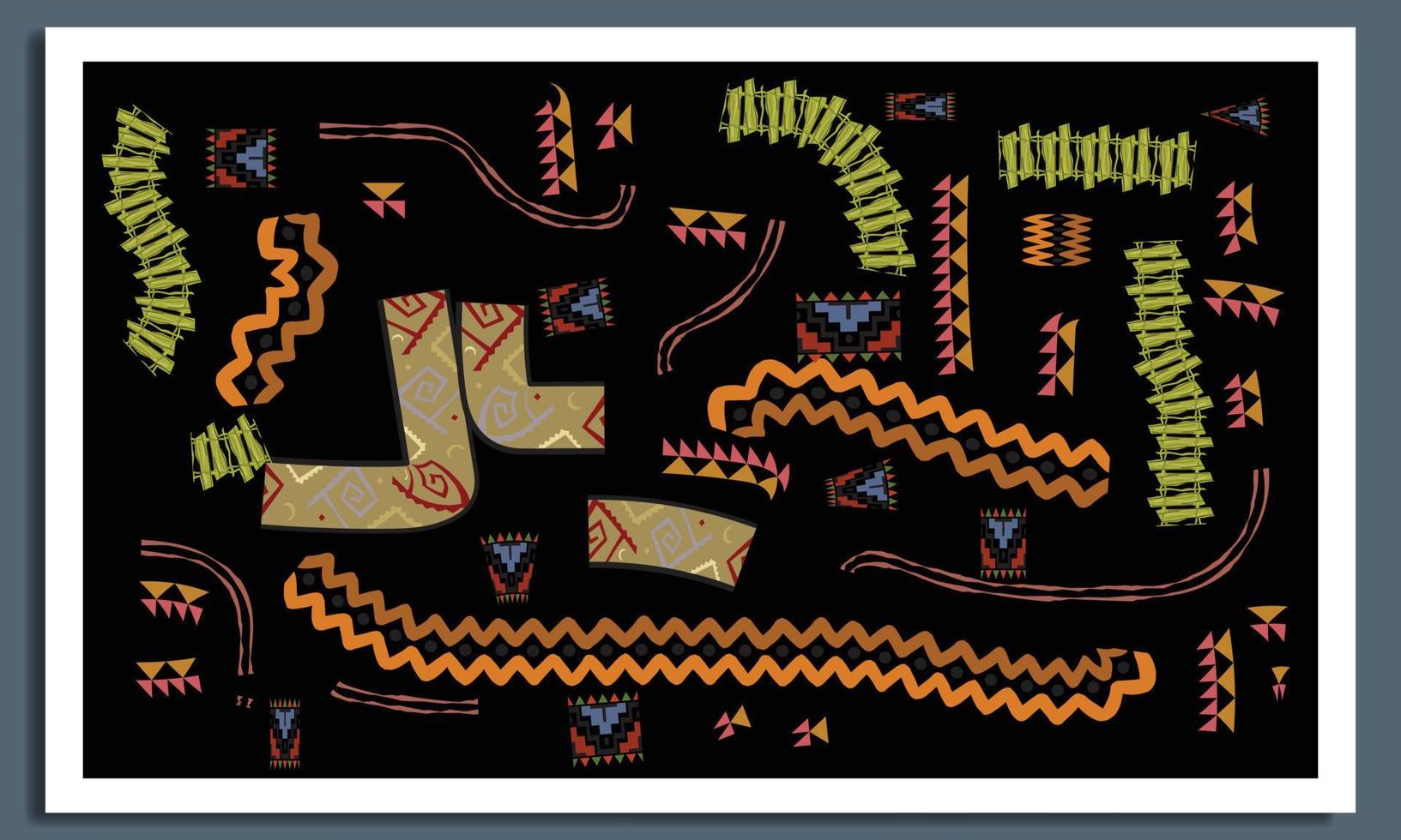 padrão abstrato geométrico futurista para plano de fundo vetor