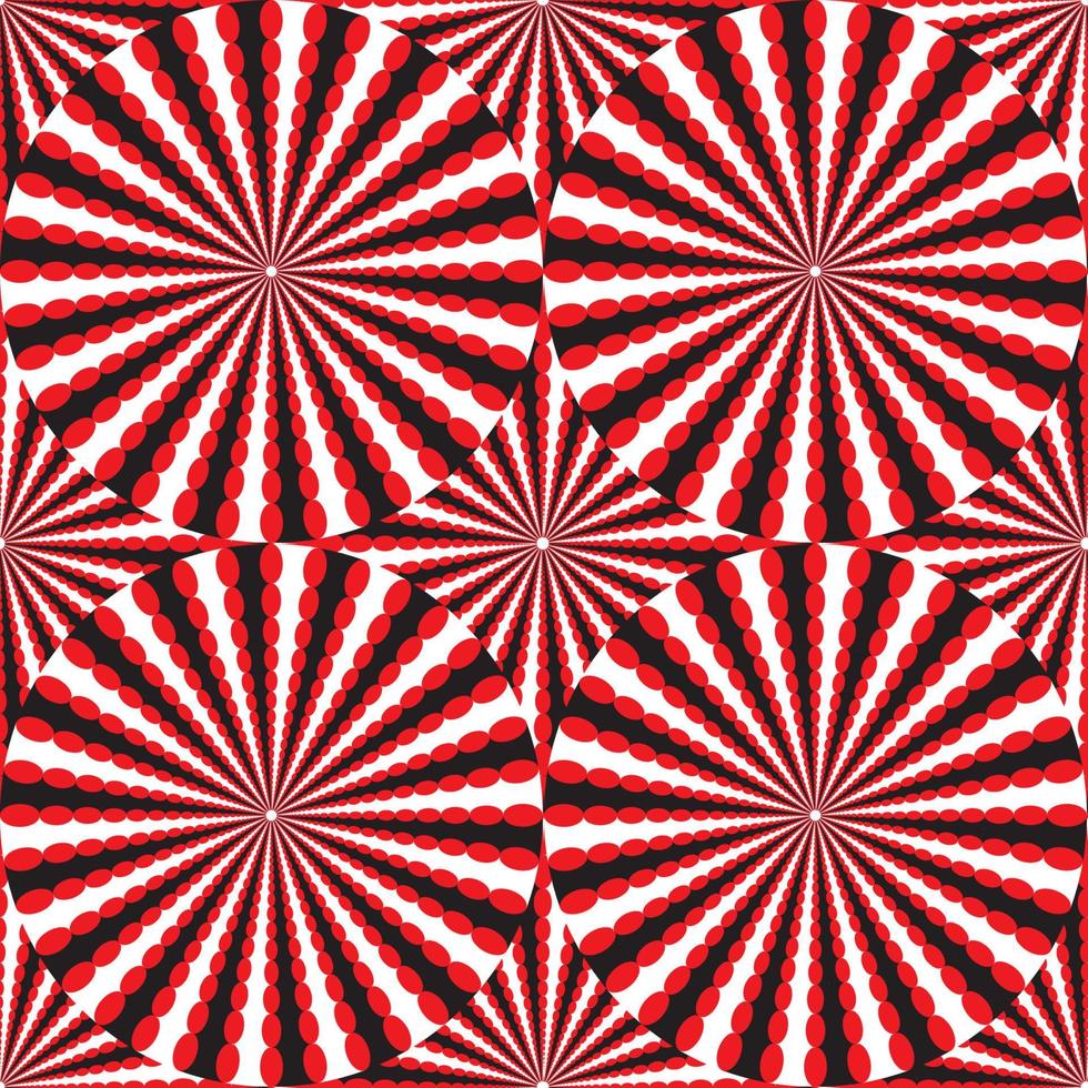 abstrato psicodélico padrão circular dinâmico. ilusão de ótica de movimento. use para cartões, convites, papéis de parede, preenchimentos de padrões, elementos de páginas da web e etc. vetor