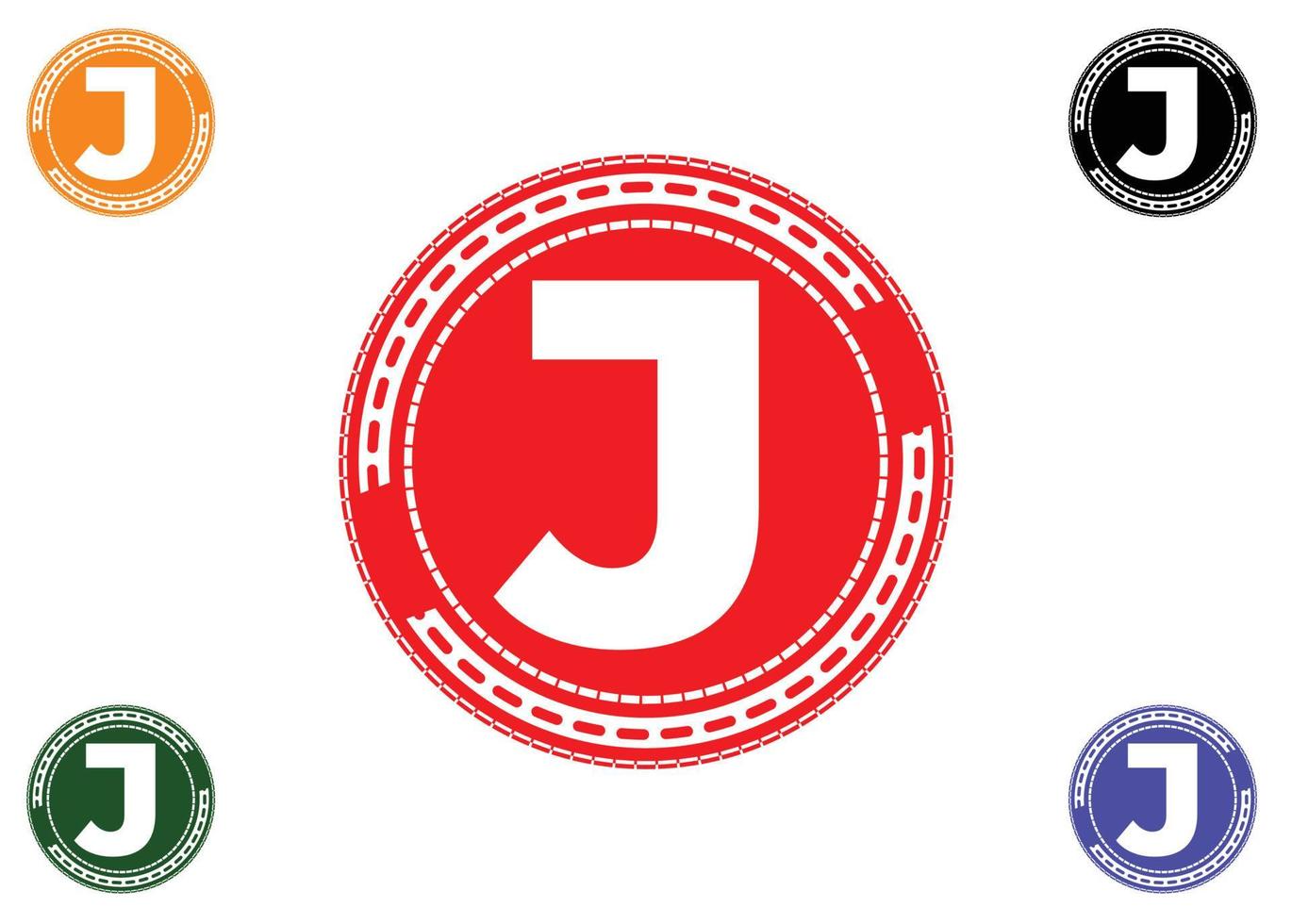 logotipo da letra j e modelo de design de ícone vetor