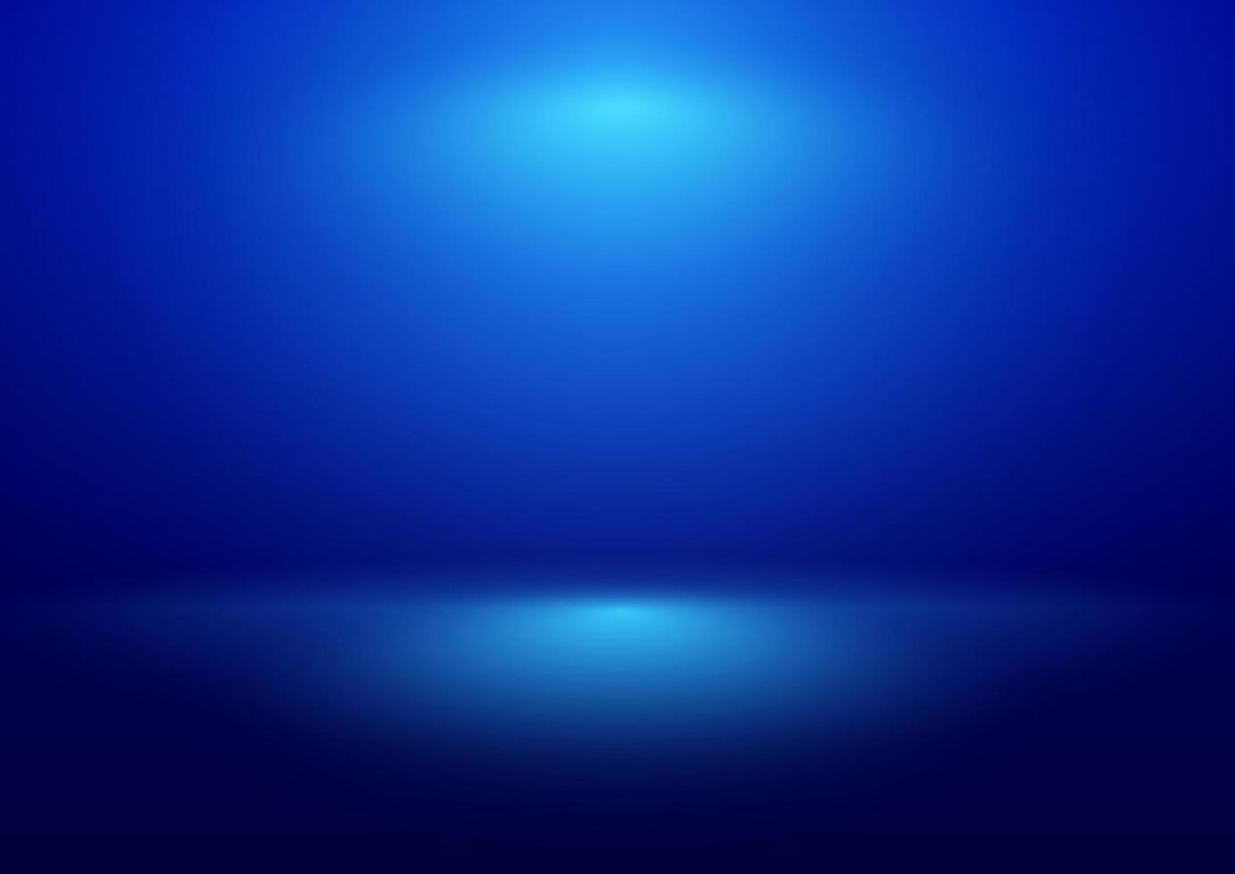 luz de frash abstrata brilhando sobre o fundo azul com desfoque de gradiente. imagem pode ser usada como ilustração, imagem de fundo de publicidade do produto, modelo e pano de fundo. vetor