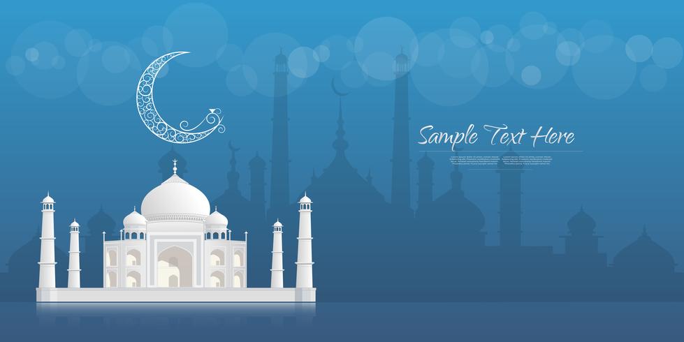 Ramadan Kareem saudação banner, Ramadan Kareem fundo vetor