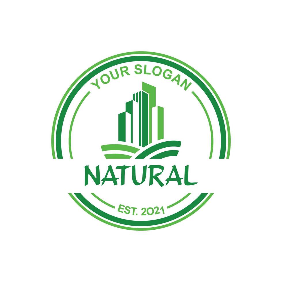 logotipo da agricultura, vetor de logotipo natural