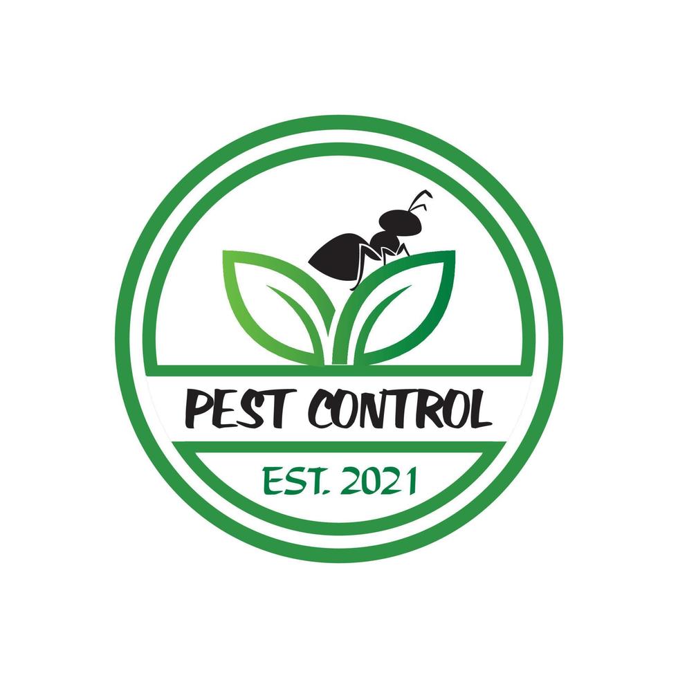 logotipo de controle de pragas, logotipo de pesticidas vetor