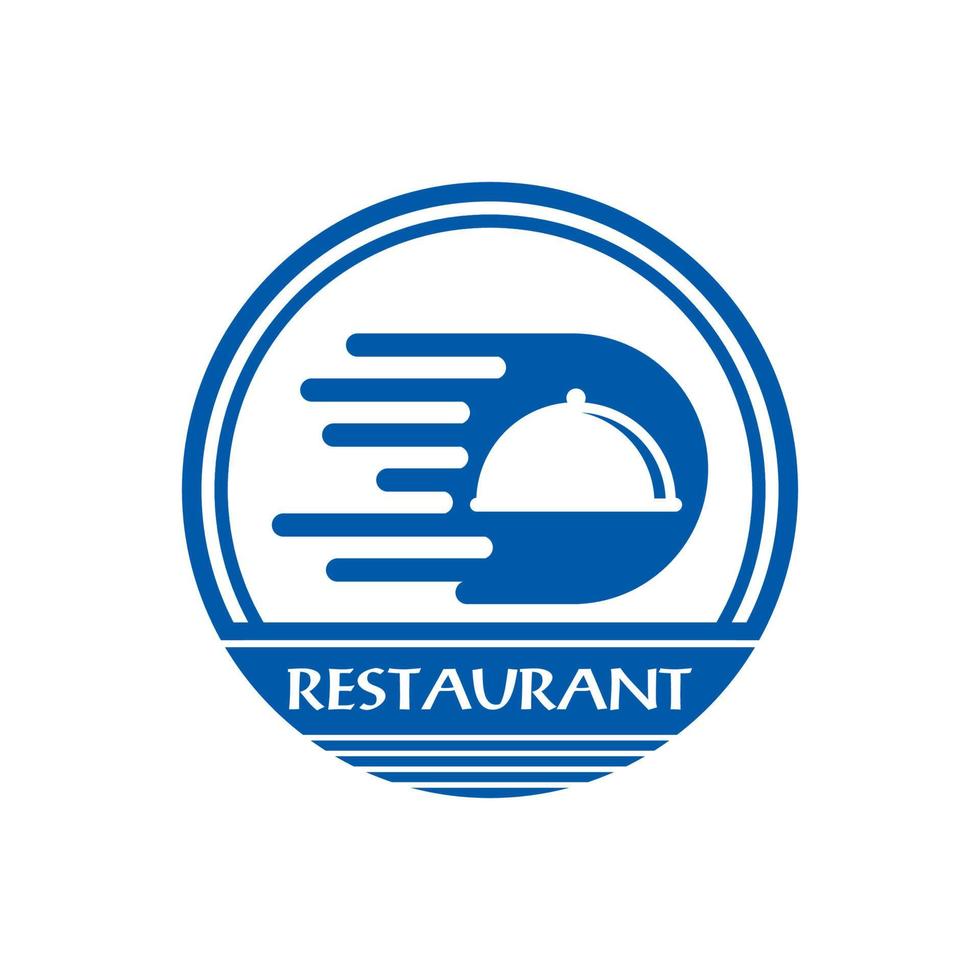 logotipo de entrega, vetor de logotipo do restaurante