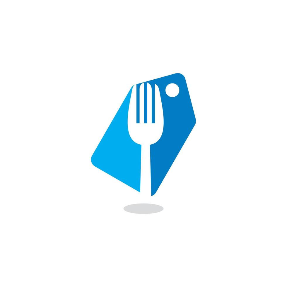 vetor abstrato de catering, logotipo de comida