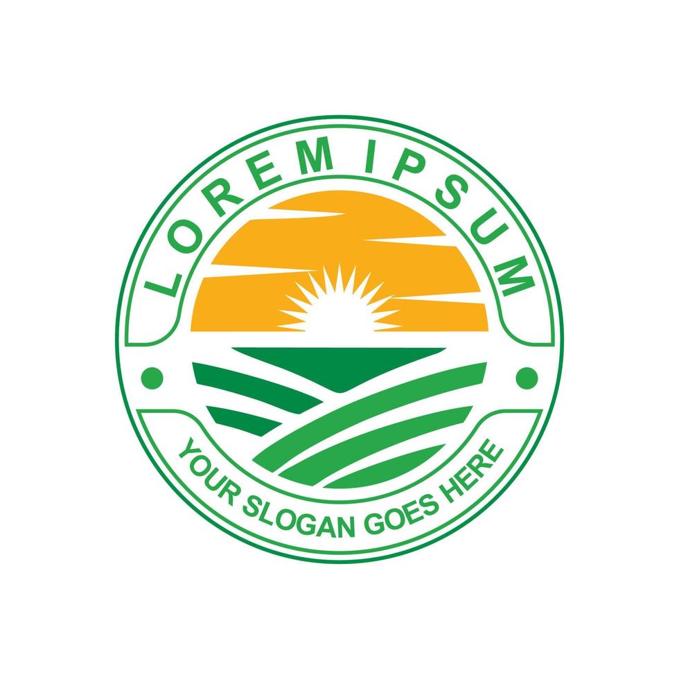 logotipo da fazenda, vetor de logotipo do ambiente