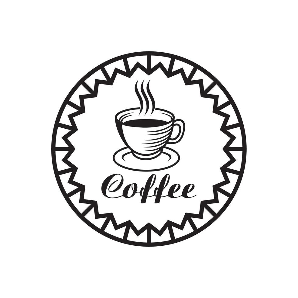 vetor de café, logotipo de bebida