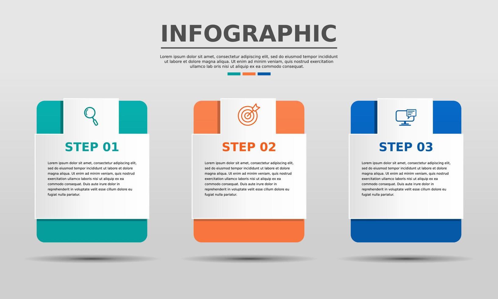 modelo de negócios infográfico de design vetor