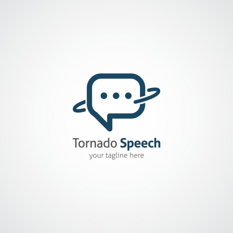 modelo de design de logotipo tornado vetor