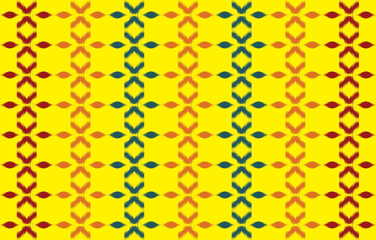 amarelo abstrato étnico. sem costura padrão em bordados tribais, folclóricos e estilo mexicano. print.design de ornamento de arte geométrica asteca para tapete, papel de parede, roupas, embrulho, tecido, capa, têxtil vetor