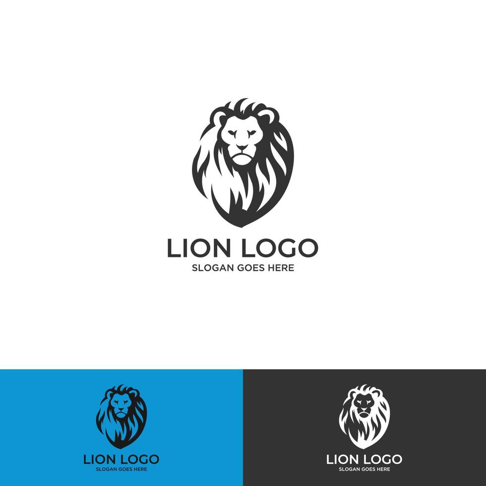 vetor do logotipo do leão