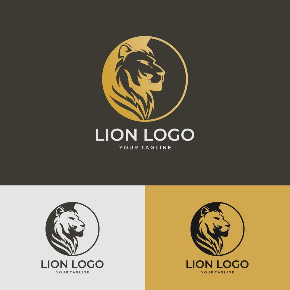 vetor do logotipo do leão