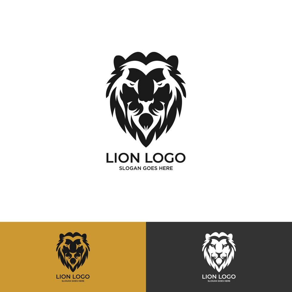 vetor do logotipo do leão