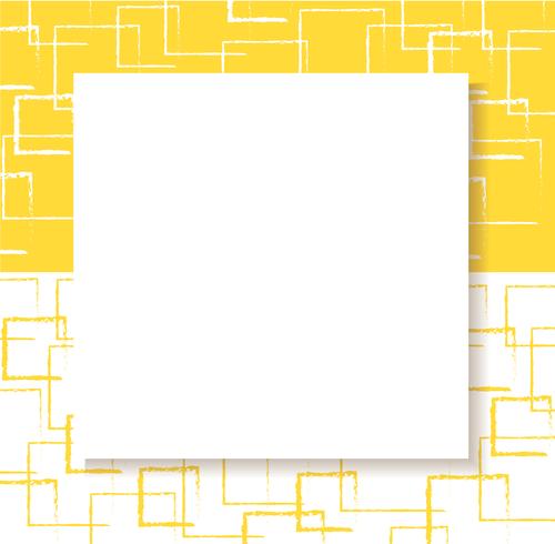 fundo quadrado amarelo abstrato vetor