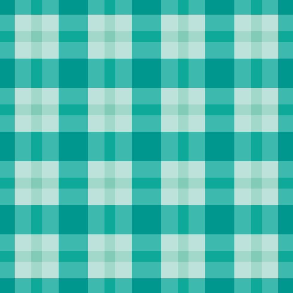 padrão sem costura verde pano gráfico simples padrão de tartan quadrado vetor