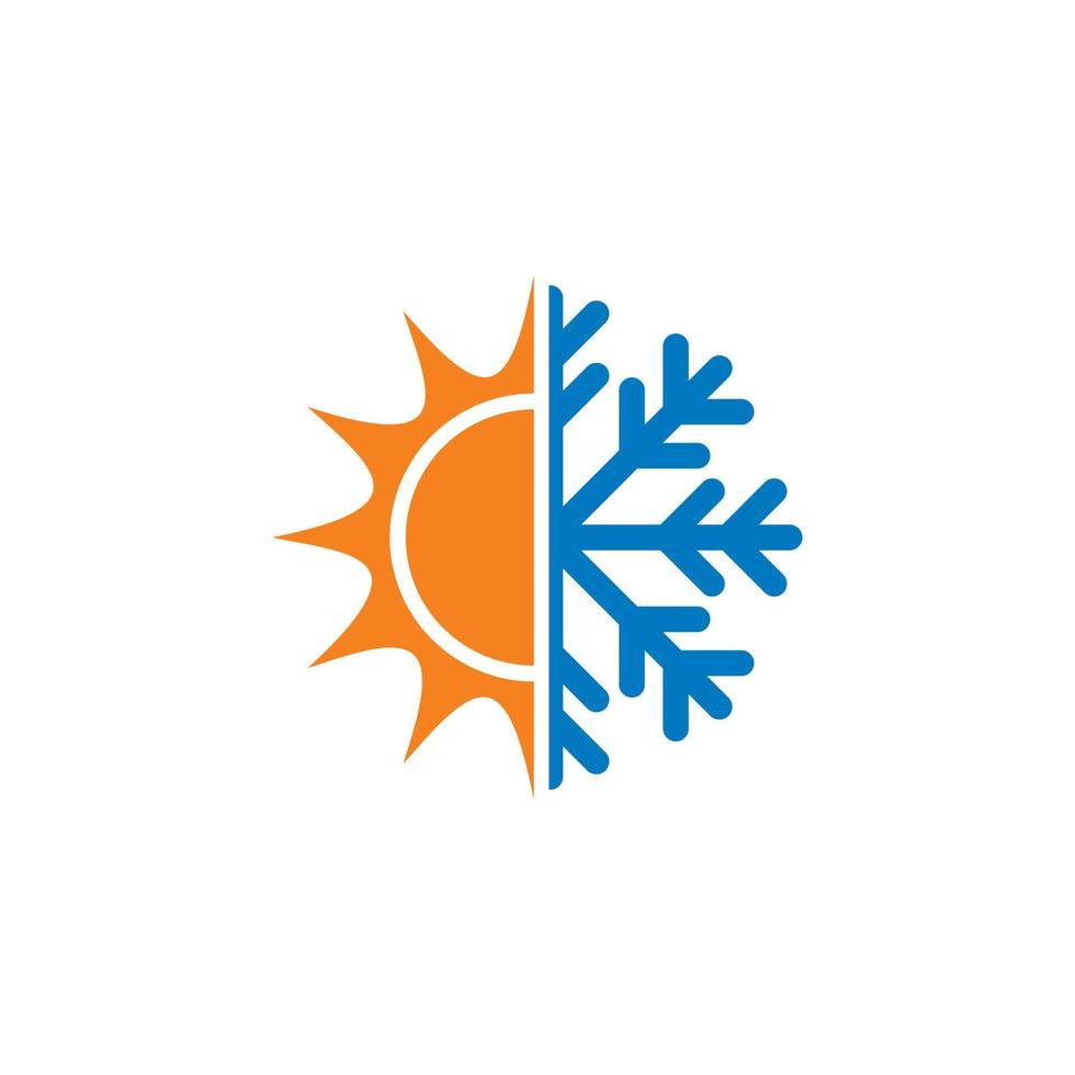 vetor de verão, vetor de logotipo do tempo