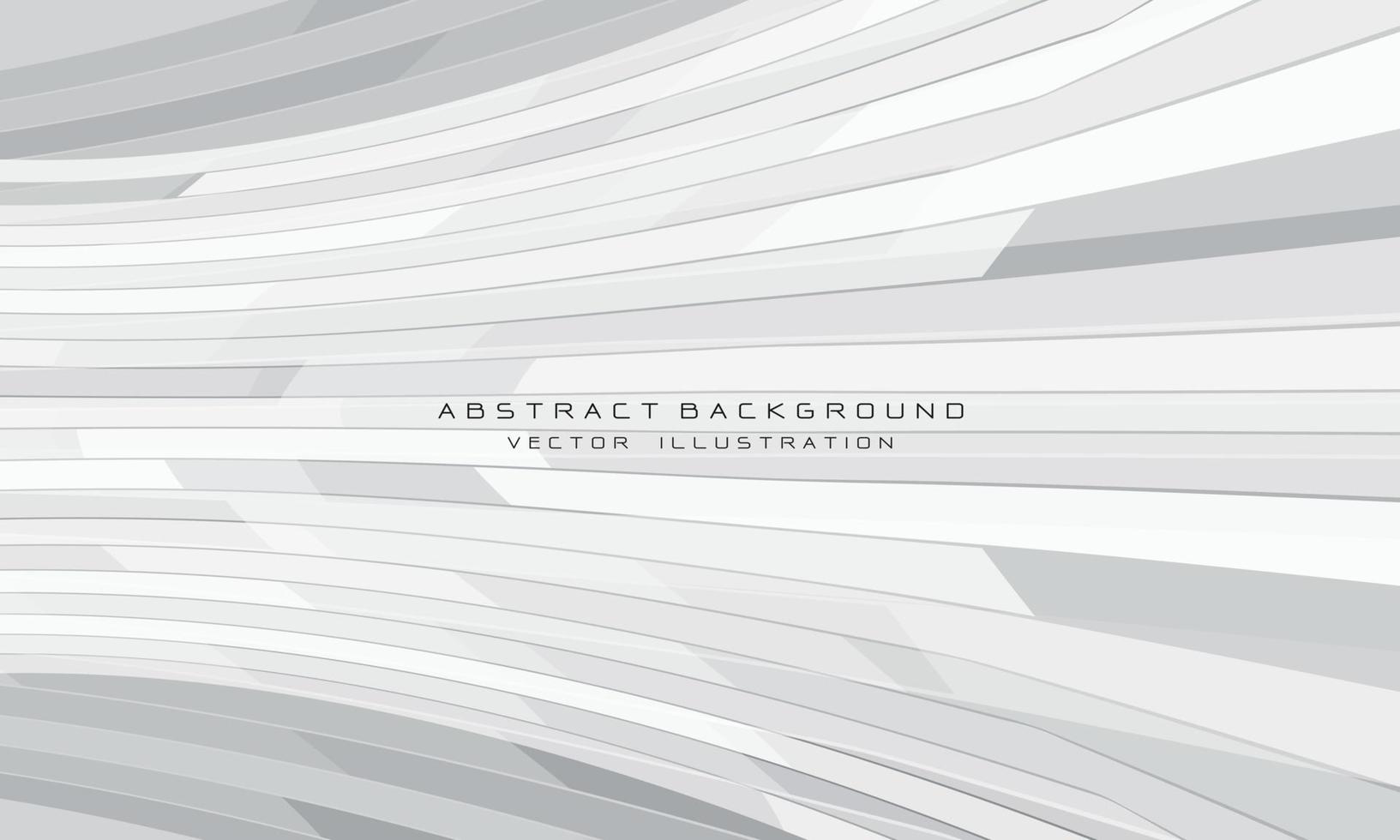 abstrato cinza branco geométrico com design de espaço em branco moderno vetor de fundo de tecnologia futurista