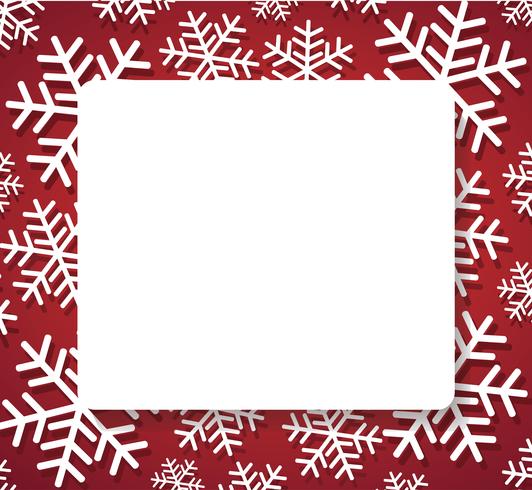 banner de floco de neve para web fundo de conceito de Natal vetor